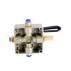 JMRTQMEC HV-02/HV-03/HV-04/HV200-02/HV300-03/HV400-04 3-Position 4-Way Rotary Valve with Pneumatic Manual Control (HV 03 W 12 mm) view 4