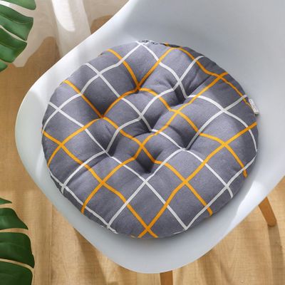 TQQEPOOL Comfortable Round Chair Cushion, Thick, Reversible, Machine-Washable, 14.30 × 30 cm