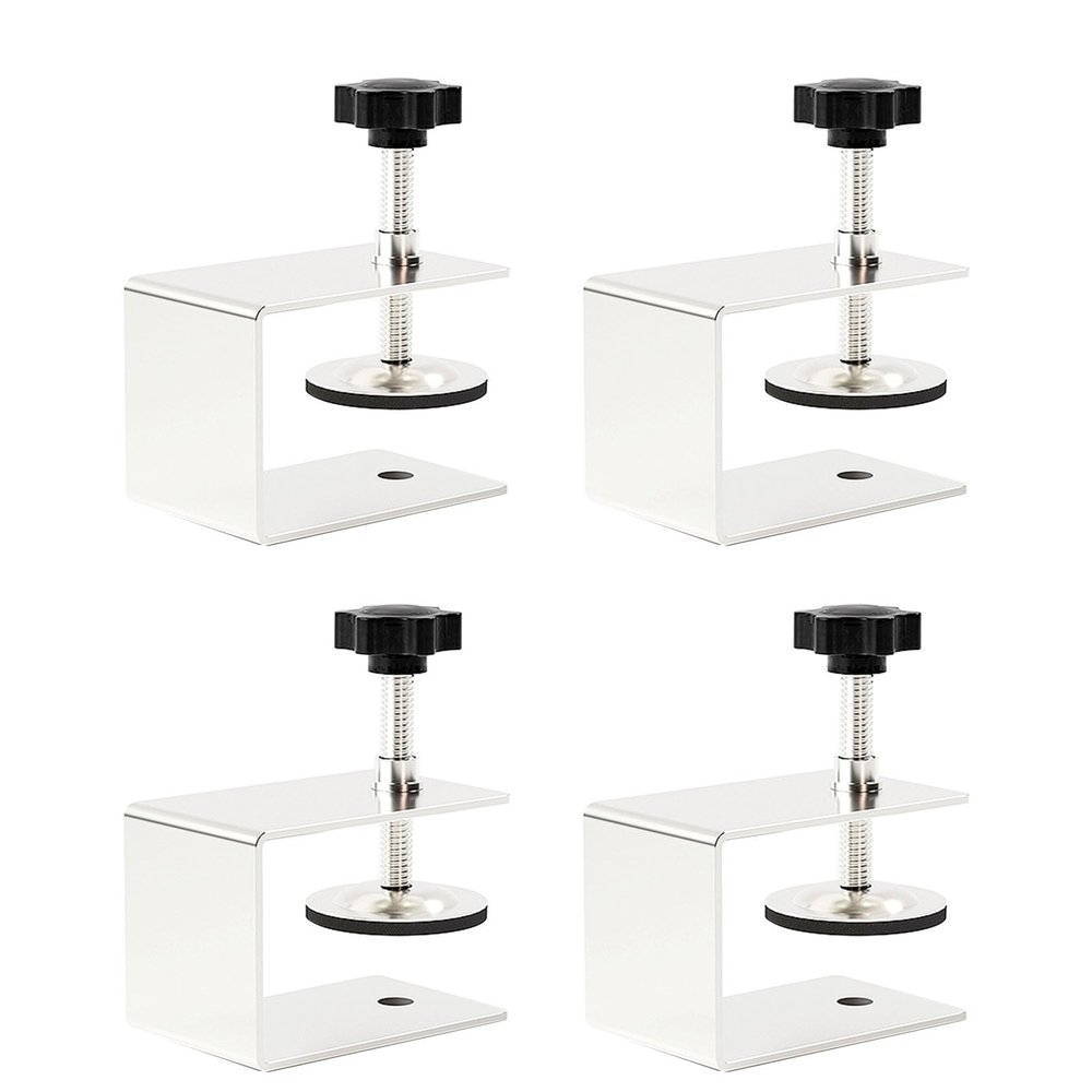 Stainless Steel Drawer Clamps, Fastening Clips, 4-Piece Set