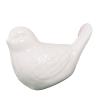 Nurnesy Cute Bird Ornament, Ceramic Bird Sculpture, Modern Simple Bird Ornament for Living Room Home Decor (White) view 1