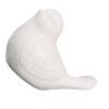 Nurnesy Cute Bird Ornament, Ceramic Bird Sculpture, Modern Simple Bird Ornament for Living Room Home Decor (White) view 2