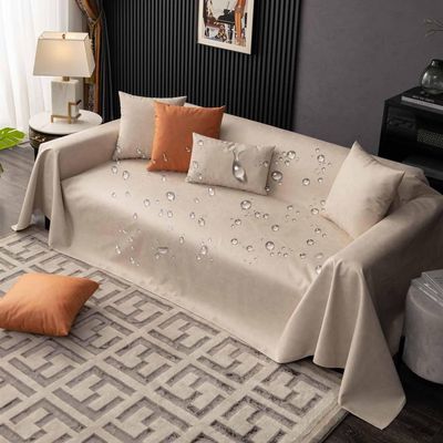 Generic XXL Waterproof Sofa Throw, Non-Slip, L/U-Shaped Couch Cover (#138, 90 x 90 cm)
