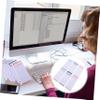 SEWACC 40-Piece Budget Sheets with Holes for Budget Planners and Wallets view 2