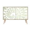 HEALANCY Sideboard Cabinet with 2 Doors, Highboard for Living Room, Bedroom, Dining Room or Hallway, Riva Oak view 1