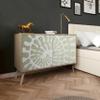 HEALANCY Sideboard Cabinet with 2 Doors, Highboard for Living Room, Bedroom, Dining Room or Hallway, Riva Oak view 2