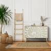 HEALANCY Sideboard Cabinet with 2 Doors, Highboard for Living Room, Bedroom, Dining Room or Hallway, Riva Oak view 4