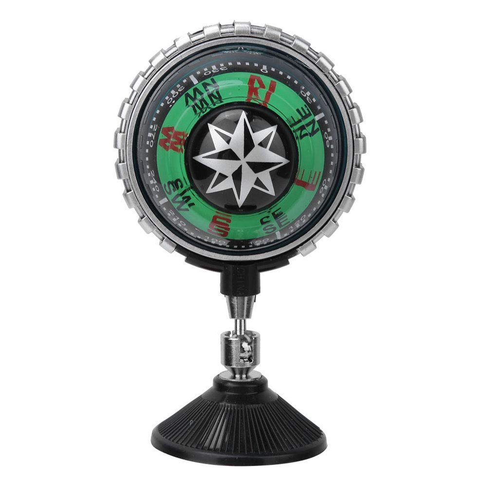 Portable Plastic Compass for Outdoor Use, Car Compass with Directional Ball, Vehicle Decoration and Navigation Tool
