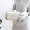 OTENG Heat-Resistant Non-Slip Oven Mitts, 1 Pair, Gray view 3