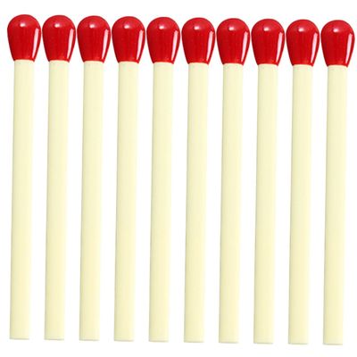 HOODANCOS 3-Pack Short Ballpoint Pens, Matchstick Design, 120 Pieces