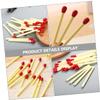 HOODANCOS 3-Pack Short Ballpoint Pens, Matchstick Design, 120 Pieces view 2