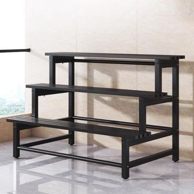 KADEUX Black 3-Tier Metal Plant Stand, 100 cm / 39 in