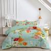 240 x 260 cm Four-Season Reversible Floral Comforter with 2 Pillowcases view 2