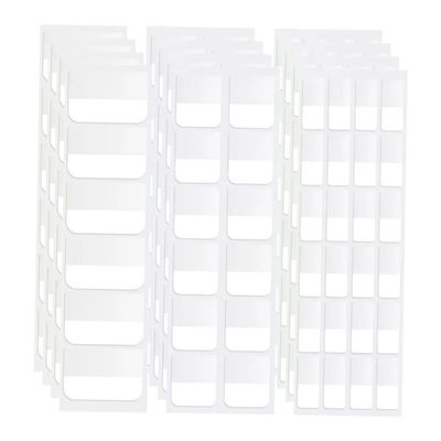 Tofficu Self-Adhesive Reading Tabs, 3 Transparent Writable Packs