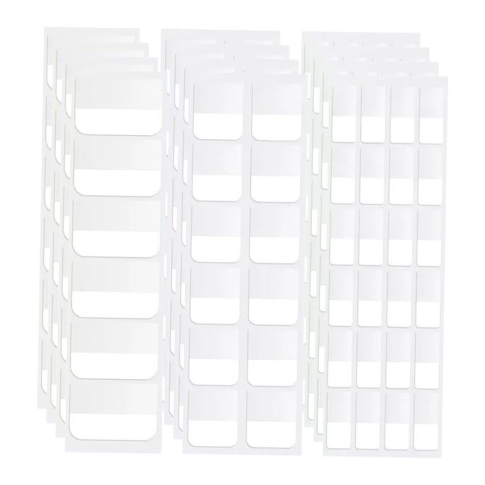 Tofficu Self-Adhesive Reading Tabs, 3 Transparent Writable Packs