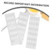 Tofficu Self-Adhesive Reading Tabs, 3 Transparent Writable Packs view 3