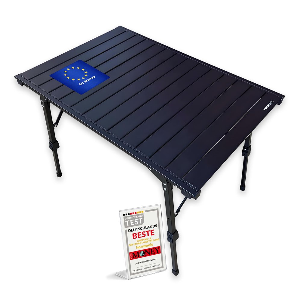 horntools Camping Table - Lightweight, Portable Folding Table