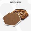 Ceramic Drink Coasters with Holder, Set of 6 view 2