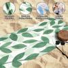 SHROUDEX Tropical Plants Beach Towel 90 x 180 cm, Palm Leaf Monstera Microfiber Towel for Kids, Girls and Boys, Bathing, Camping and Yoga view 4
