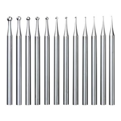 Remingtape 12-Piece Round Burr Set for Jewelry Making, 3/32-Inch Shank