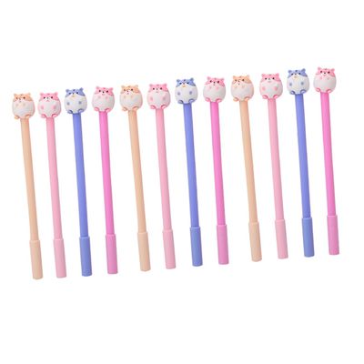 SEWACC 24-Piece Creative Hamster Gel Pens