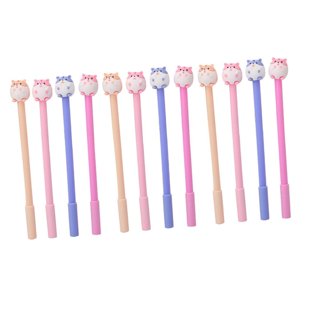 SEWACC 24-Piece Creative Hamster Gel Pens