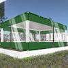 Transparent PVC Tarpaulin with Metal Eyelets and Zipper, 0.5 mm Thick, Green, 1.5 × 7.2 m view 1