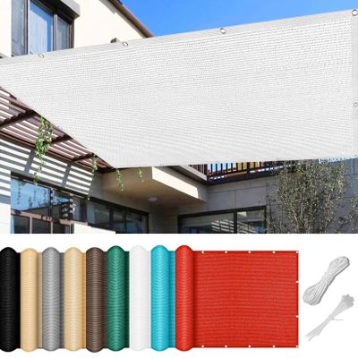 White Privacy Shade Sail 300 x 570 cm, 98% UV Protection