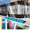 Transparent Spliced PVC Tarp with Metal Grommets, 0.5 mm Thick, Black, 1 Zipper, H: 2 m x W: 6.8 m view 2