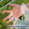 Transparent Spliced PVC Tarp with Metal Grommets, 0.5 mm Thick, Black, 1 Zipper, H: 2 m x W: 6.8 m view 4