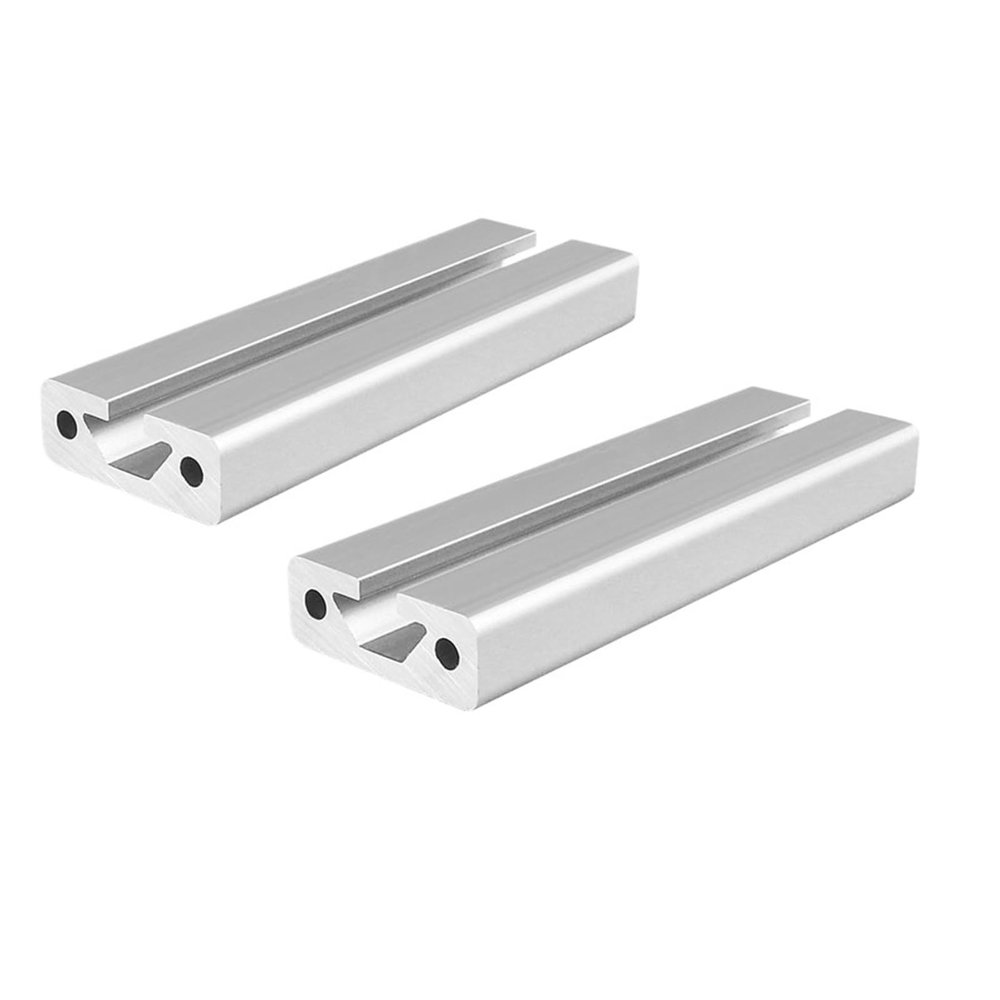 UIHMSWYAL 2-Piece 15×40 Aluminum Profile Extrusion Frame, Silver, 1001200 mm, Anodized Linear Guide for CNC 3D Printer Workbench (200 mm)