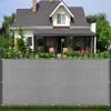 Rectangular Shade Sail 400 x 420 cm, 98% UV Protection, Light Gray view 1