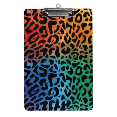 Leopard-Print Clipboard, Letter Size, with Metal Clip