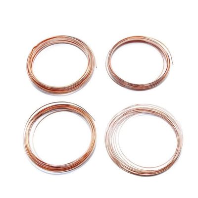 Inovey 100 cm Purple Copper Wire, 99.99% Pure Bare Copper, Experimental Ultra-Fine Wire, 0.2–5 mm / 1.1 mm Diameter