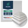 diconfa PTFE Teflon Sheet, 300 × 300 × 0.5 mm, 8 Pieces, Virgin White, Heat-Resistant, UV-Stable view 1