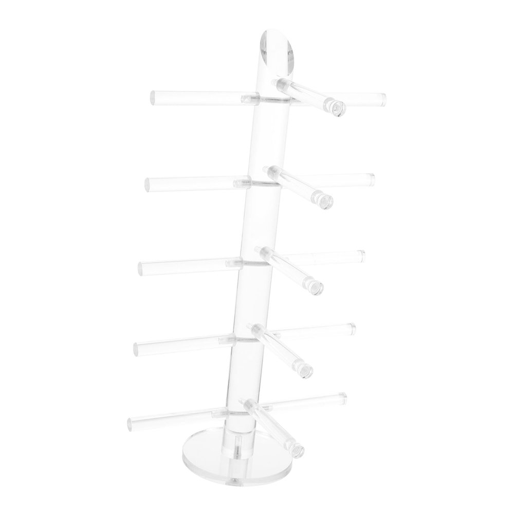 SOLUSTRE Clear Acrylic Eyeglass and Sunglasses Display Stand