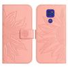 Rfvzubemok Flip Phone Case for Lenovo K12 Note, Kickstand, Card Slots, Magnetic Closure, Pink view 1