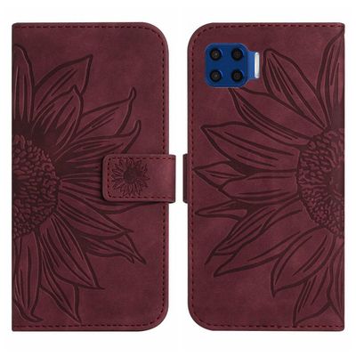 Rfvzubemok Flip Case for Motorola Moto G 5G Plus 5G, Brown