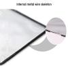 A4 Wall-Mounted Document Holder, Black PVC, Double-Sided Display with 20 Pages view 4