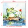 Wallario Glass Stovetop Cover/Splash Guard, 52 x 60 cm, Frog Watercolor view 2