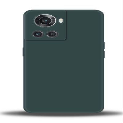 WUACYEAMING Case Compatible with OnePlus 10R/OnePlus Ace 5G, Soft Slim Matte TPU Silicone Case, Green