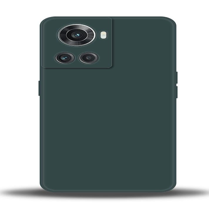 WUACYEAMING Case Compatible with OnePlus 10R/OnePlus Ace 5G, Soft Slim Matte TPU Silicone Case, Green