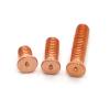 Manoud M6/M8/M10 Copper-Plated Carbon Steel Welding Studs for Capacitor-Discharge Welding (5 mm, M10, 10 pcs) view 2