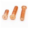 Manoud M6/M8/M10 Copper-Plated Carbon Steel Welding Studs for Capacitor-Discharge Welding (5 mm, M10, 10 pcs) view 3