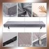 Bench Cushion, Beige, 5 cm Thick, 190 x 35 cm view 3