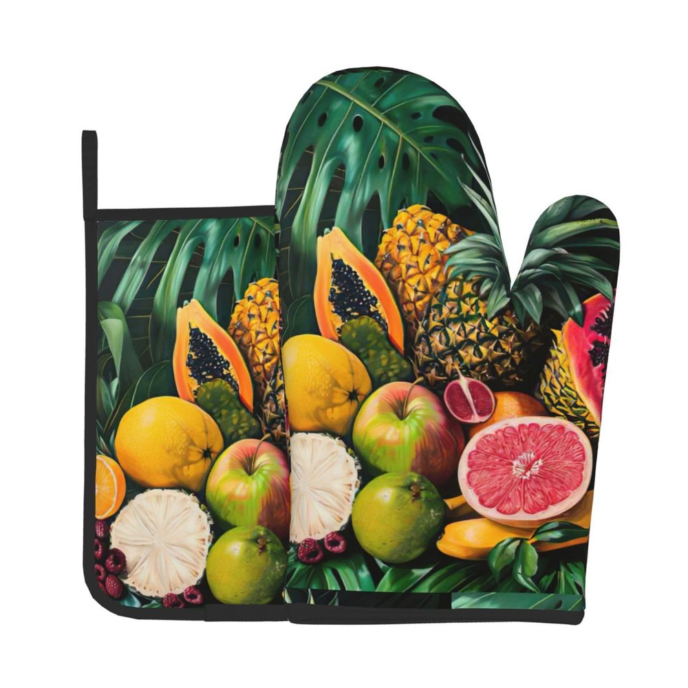 Tropical Fruit Kitchen Baking 2-Piece Set