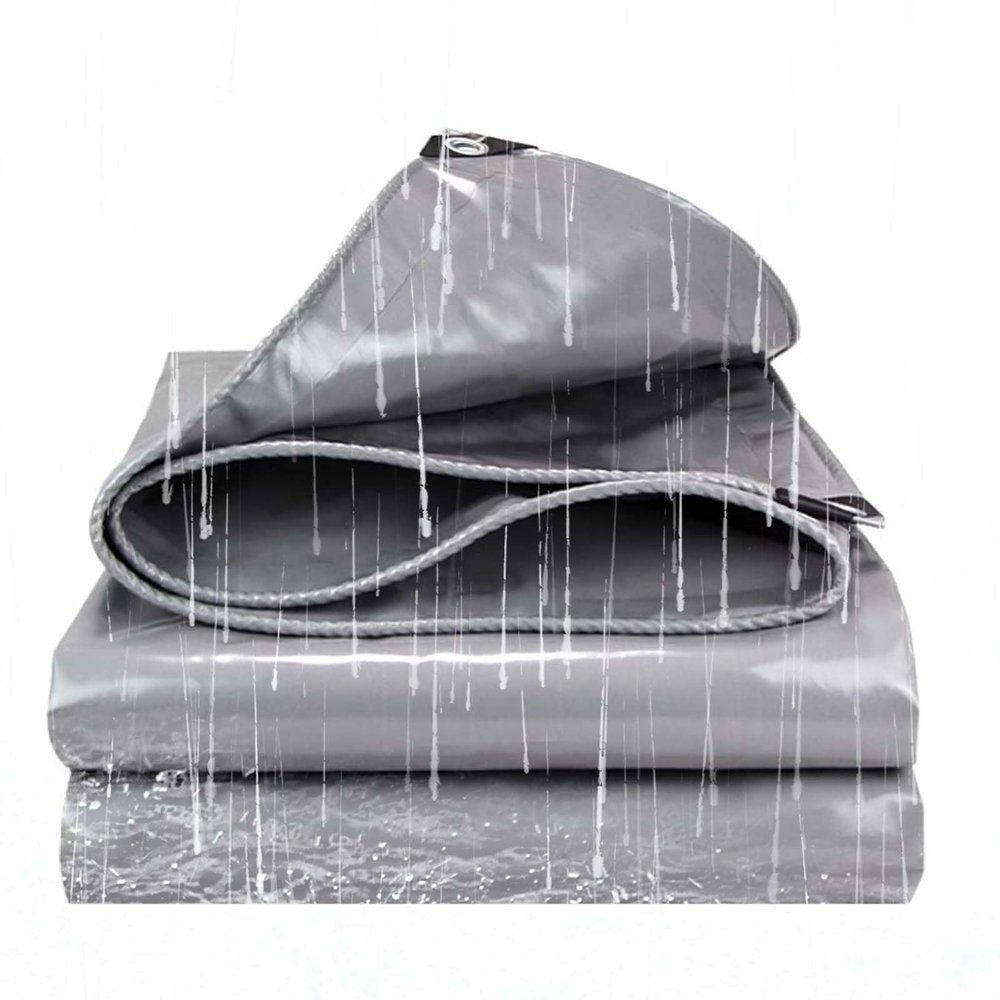 FIDSEJEONA PVC Tarp with Eyelets, 3.5 x 10 m
