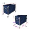Foldable Hotel Housekeeping Laundry Cart for Guest Rooms (C, L) view 2