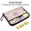 Line Turtle 13-Pocket Document Organizer with Front Zipper Pocket view 2