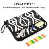 Document Organizer with 13 Compartments and Front Zip Pocket view 2