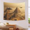 Kaiyun Egyptian Pyramids UFO Tapestry Wall Hanging, Landscape Wall Art, 180 x 230 cm view 3
